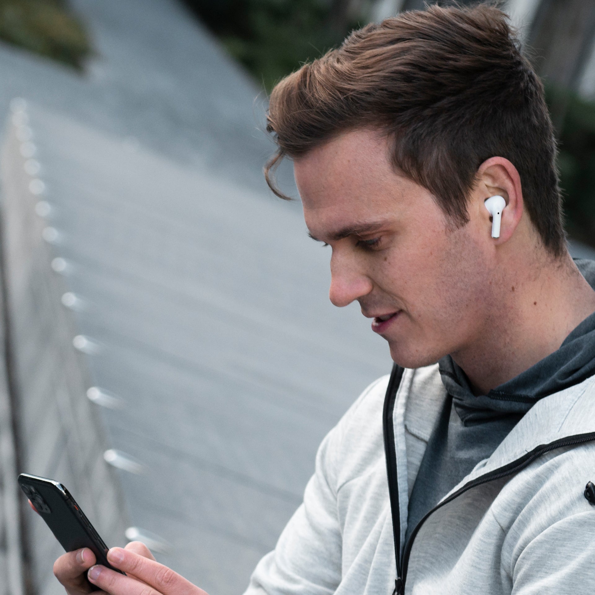 Moodix KI23KT03 Bluetooth Kulakiçi Kulaklık Beyaz