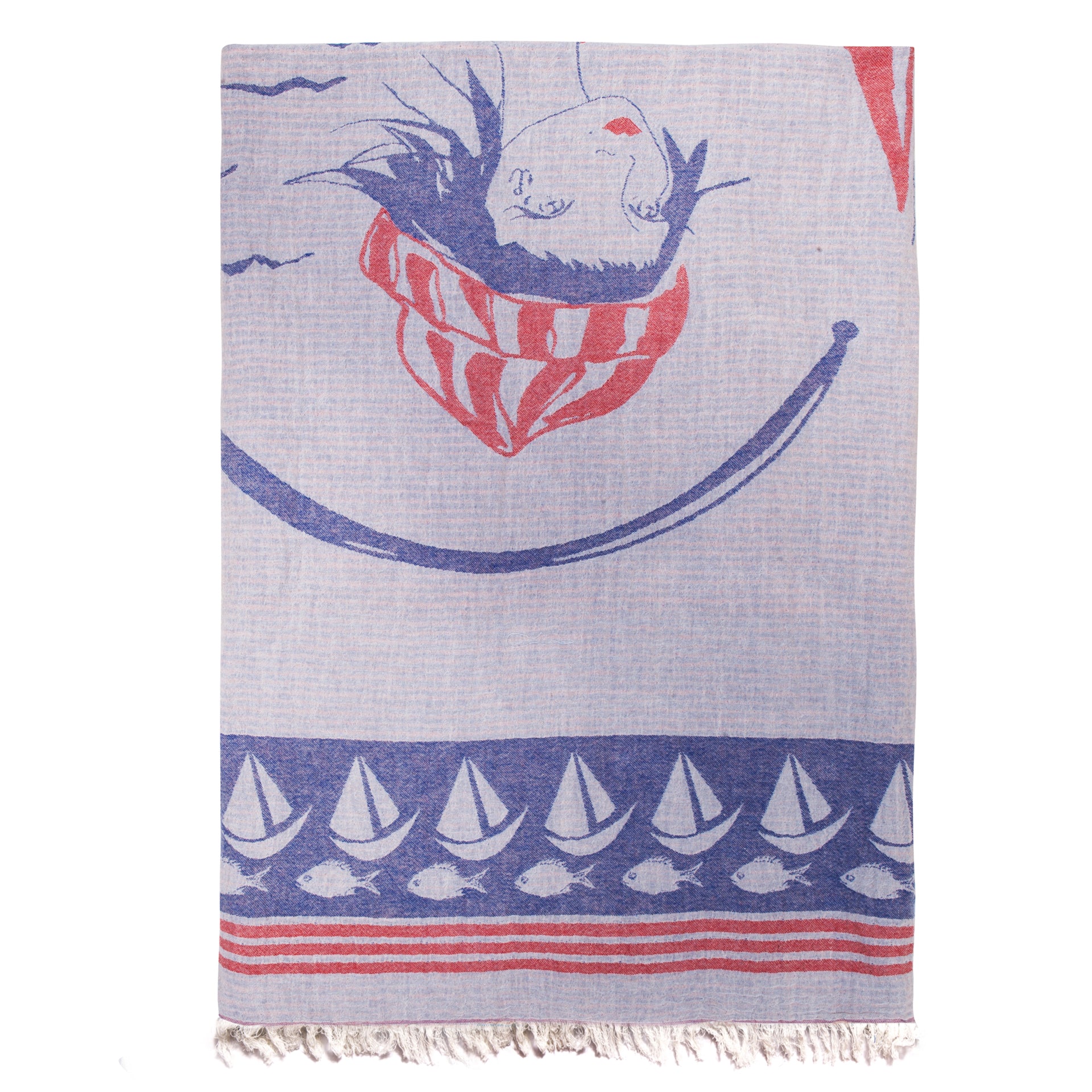 Anemoss Denizci Kız Peştemal 100x180 cm
