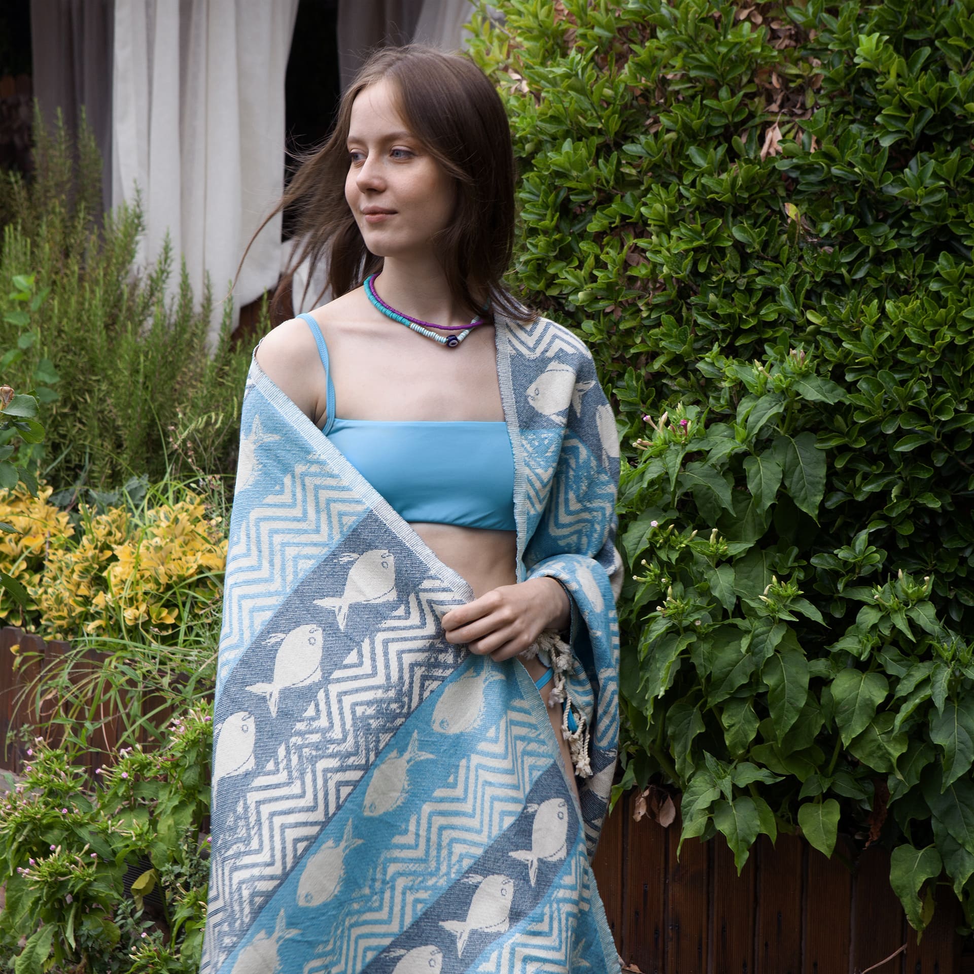 Anemoss Balıklar Peştemal 100x180 cm