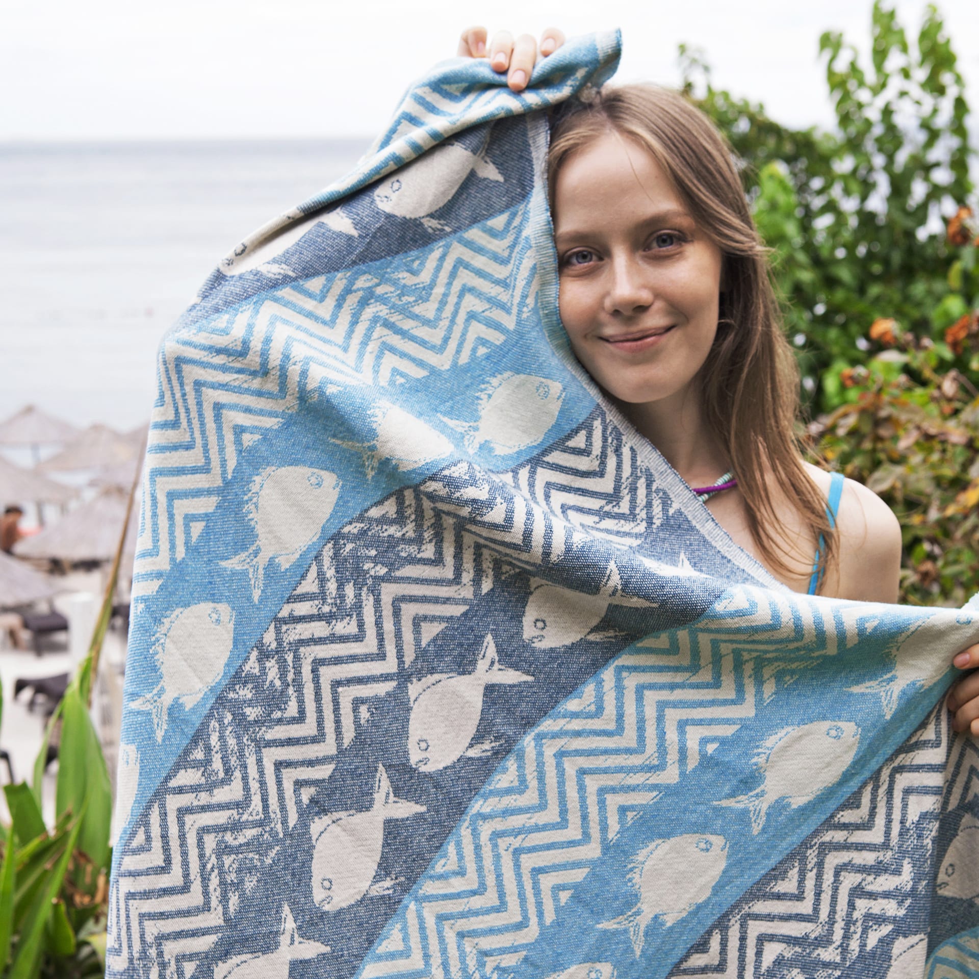 Anemoss Balıklar Peştemal 100x180 cm