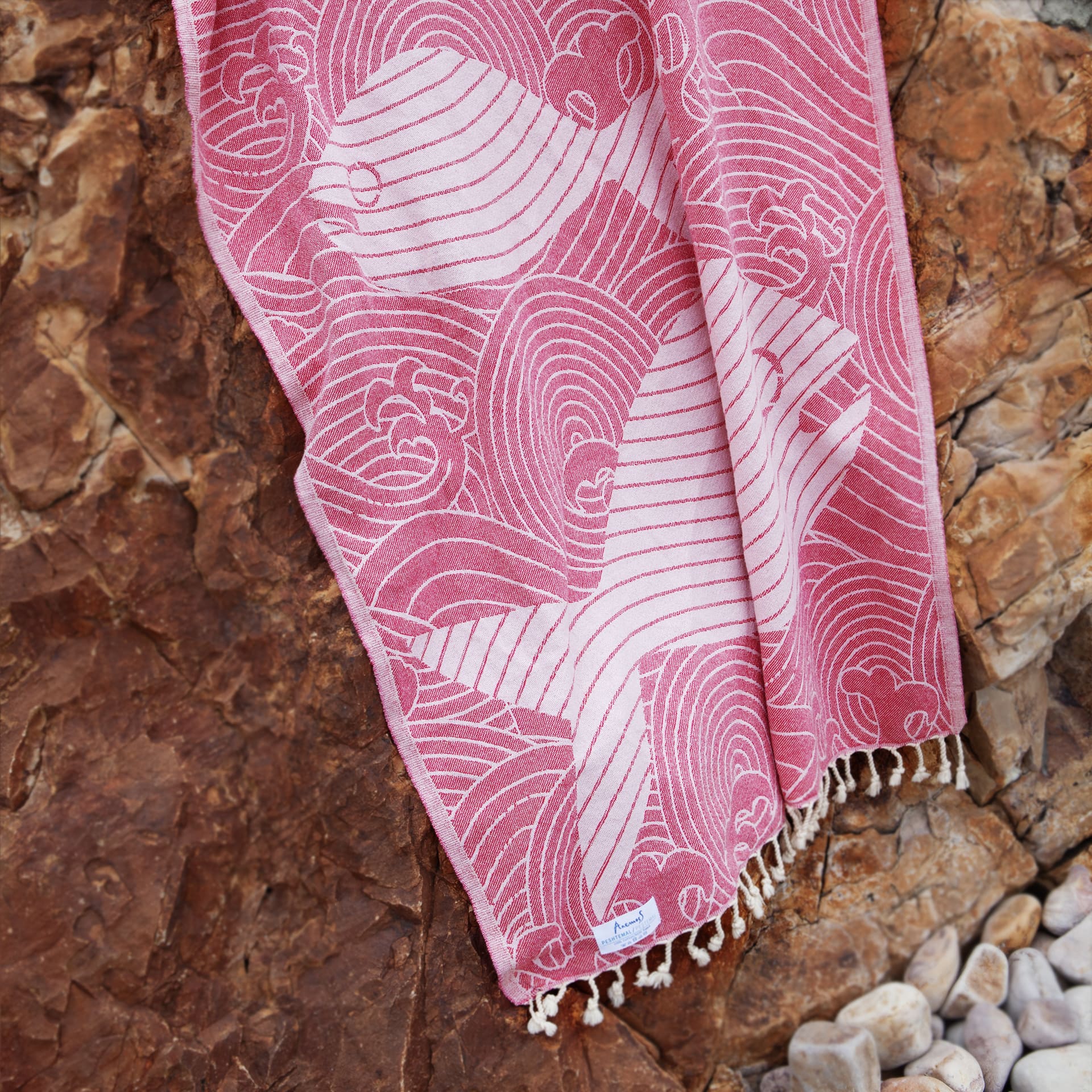 Anemoss Balık Peştemal 100x180 cm