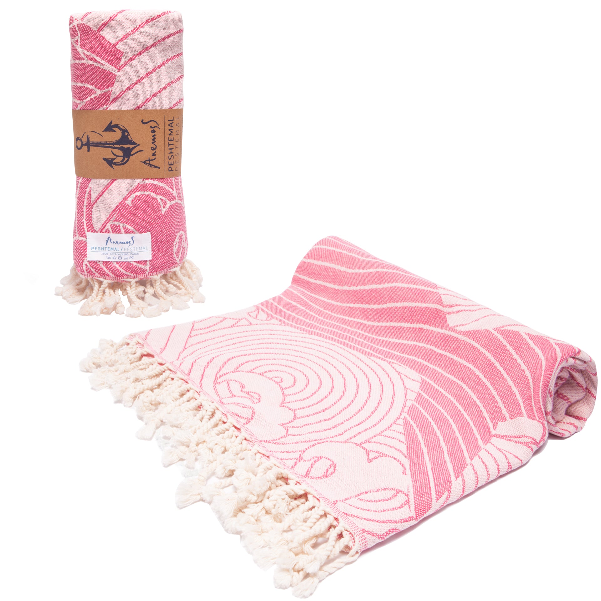 Anemoss Balık Peştemal 100x180 cm