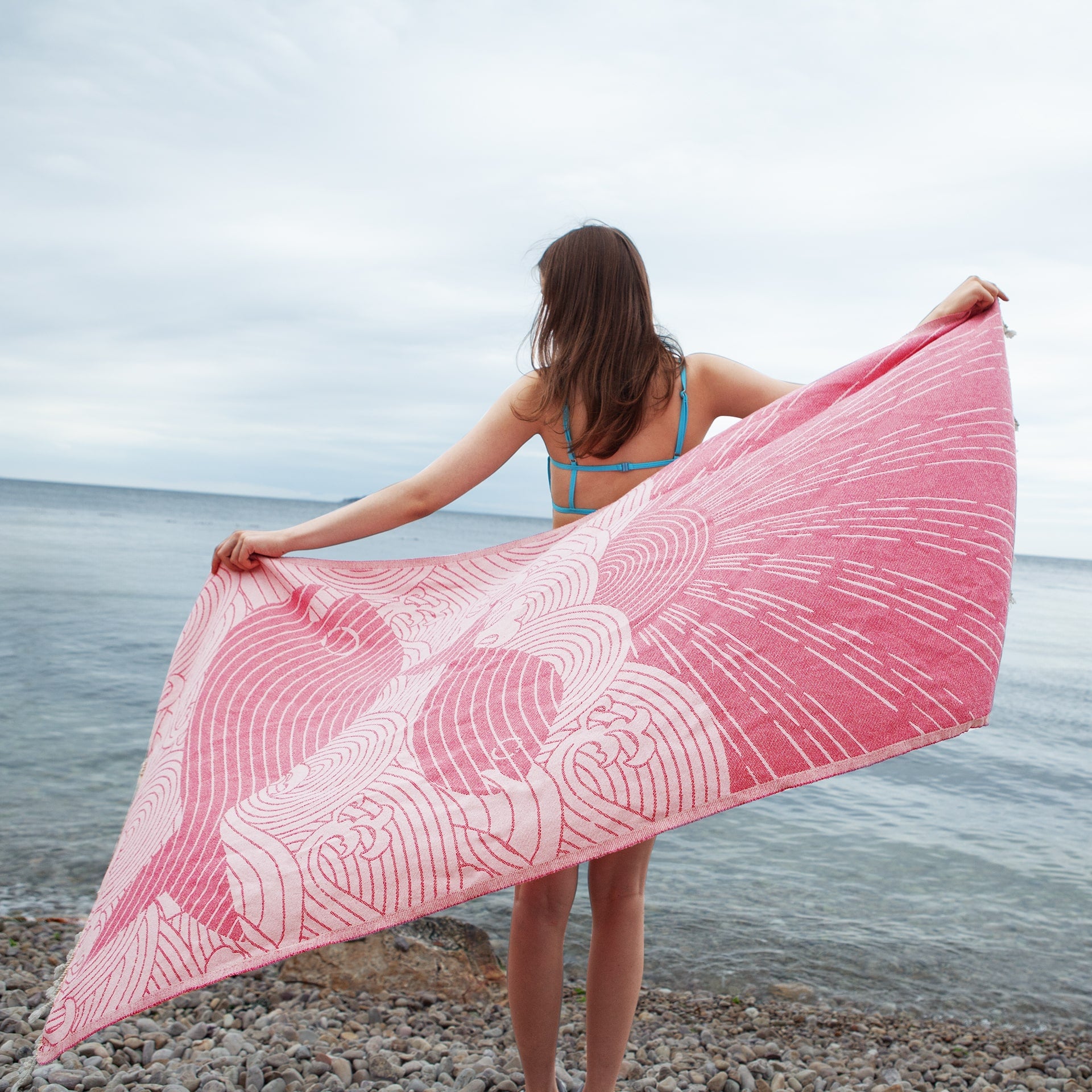 Anemoss Balık Peştemal 100x180 cm