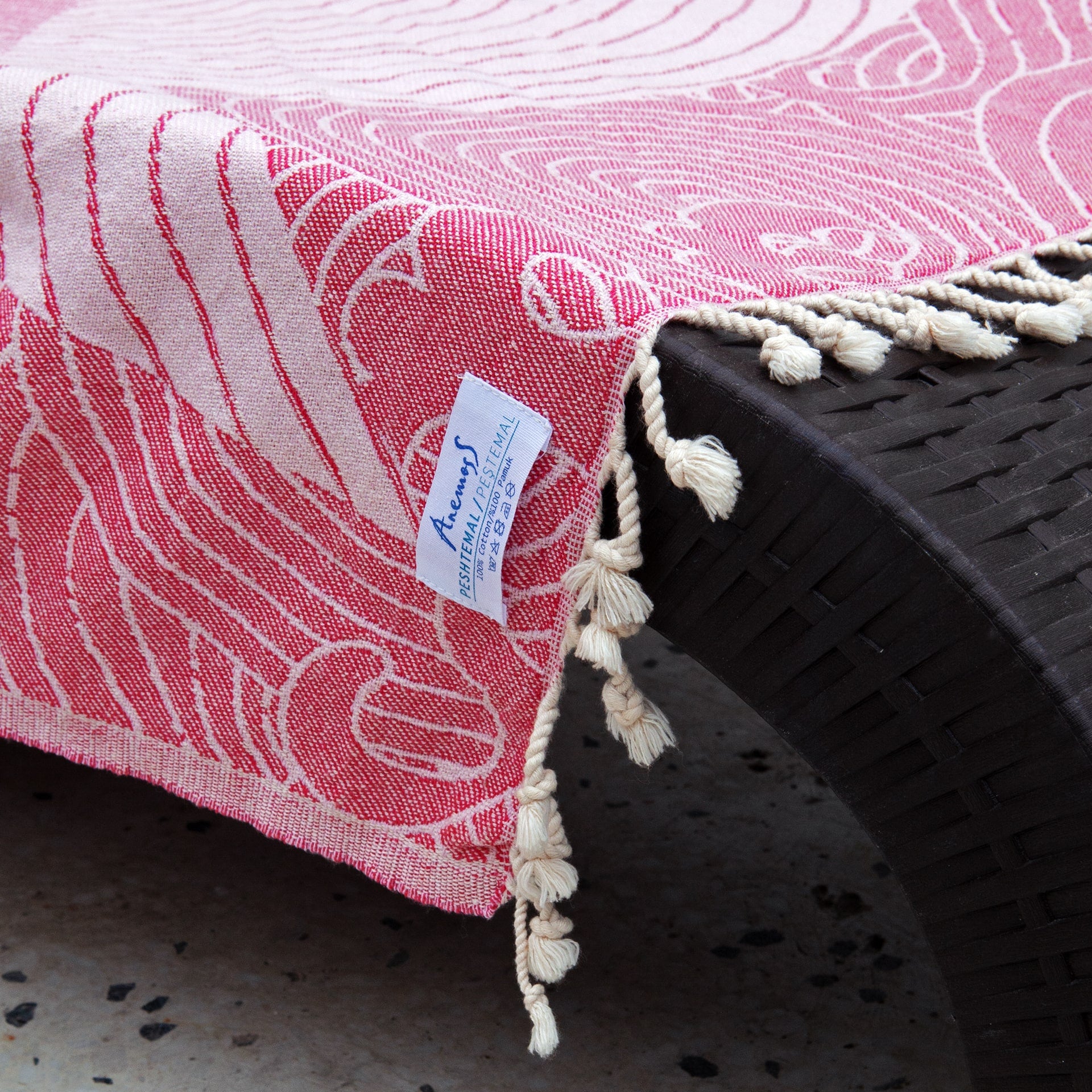 Anemoss Balık Peştemal 100x180 cm