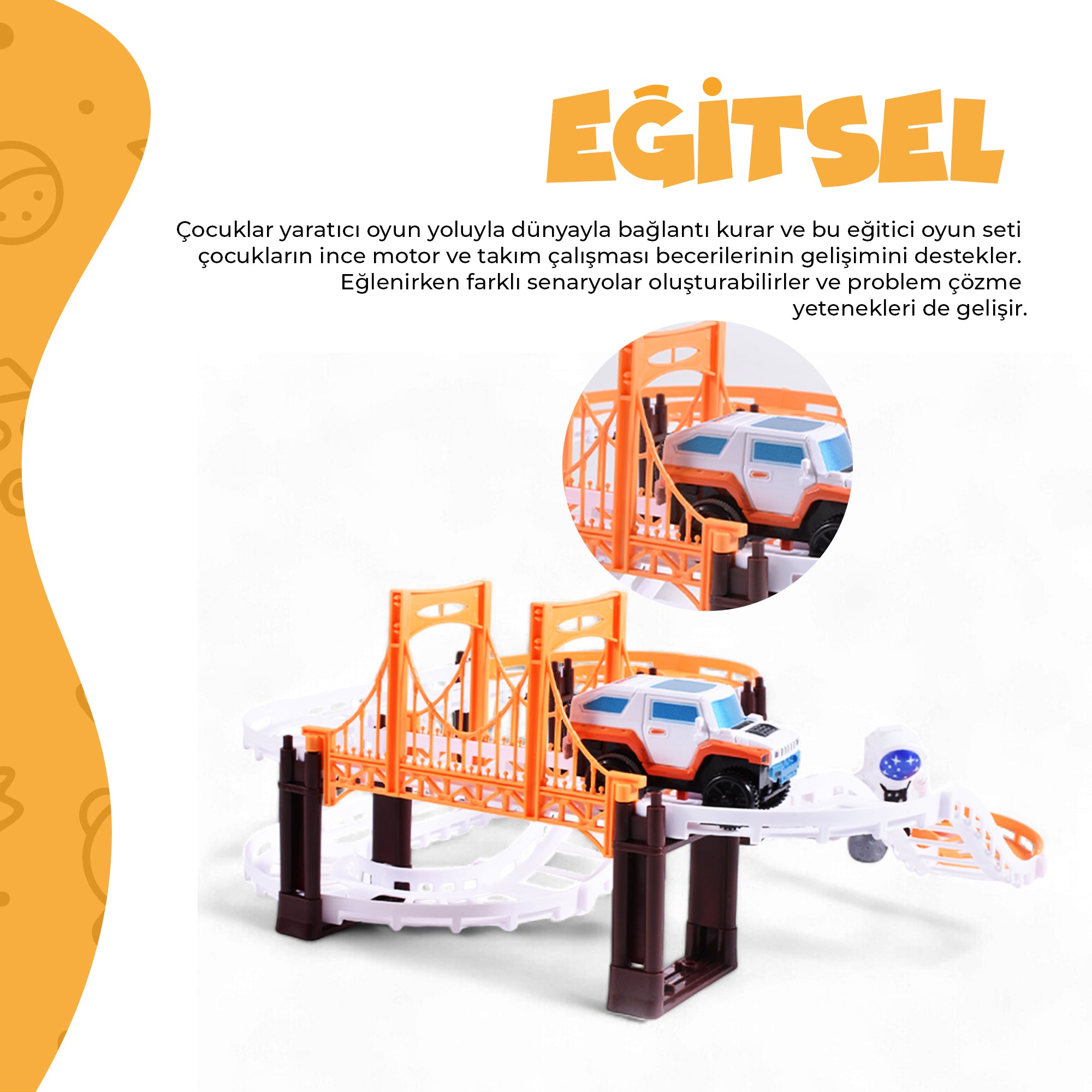 Ogi Mogi Toys Uzay Pisti ve Araç Seti