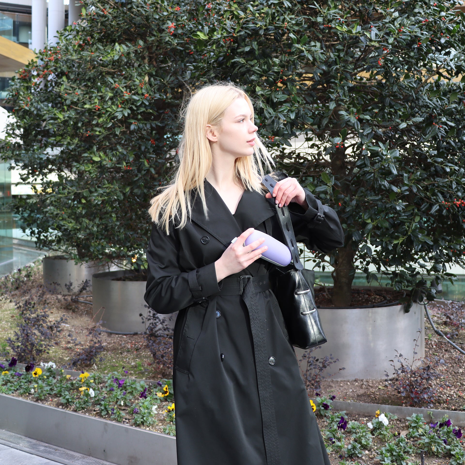 Biggdesign Moods Up Mor Mini Şemsiye, Manuel Aç-Kapa, Rüzgara Dayanıklı, Çanta Boy, Şık Tasarım