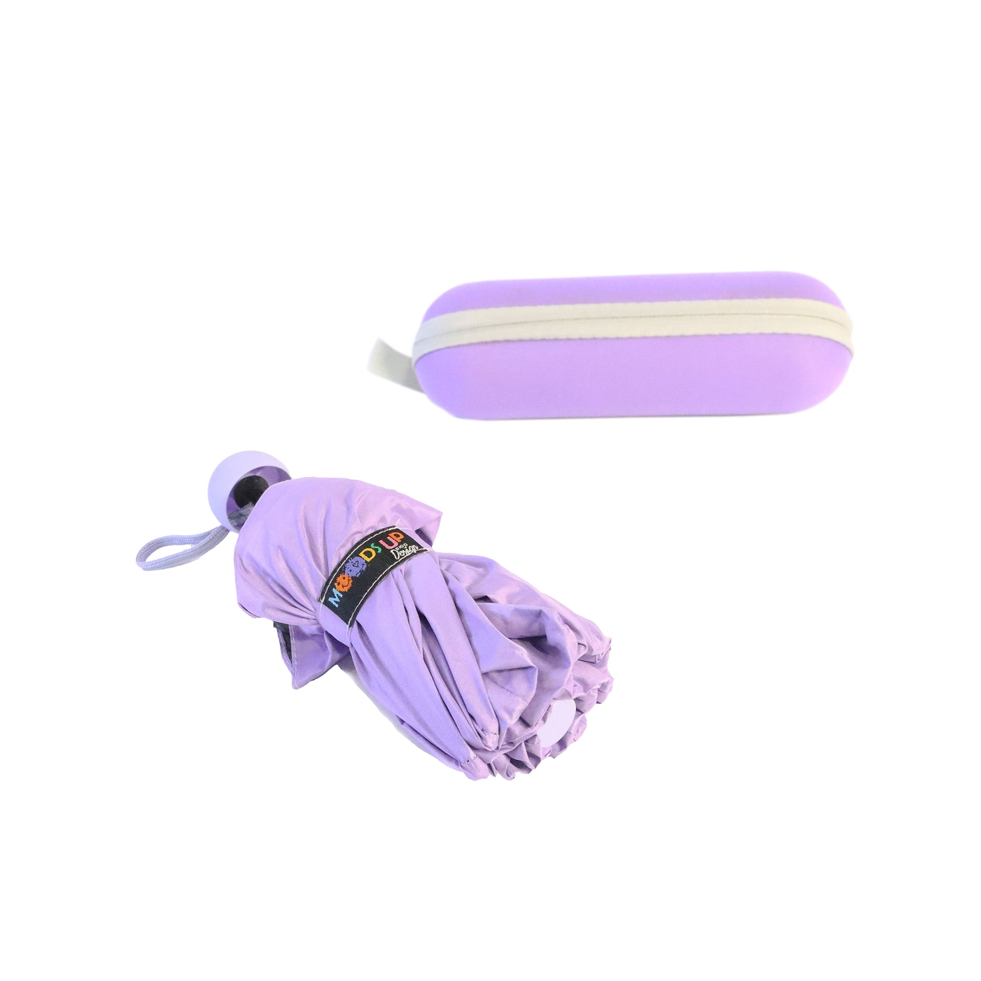 Biggdesign Moods Up Mor Mini Şemsiye, Manuel Aç-Kapa, Rüzgara Dayanıklı, Çanta Boy, Şık Tasarım