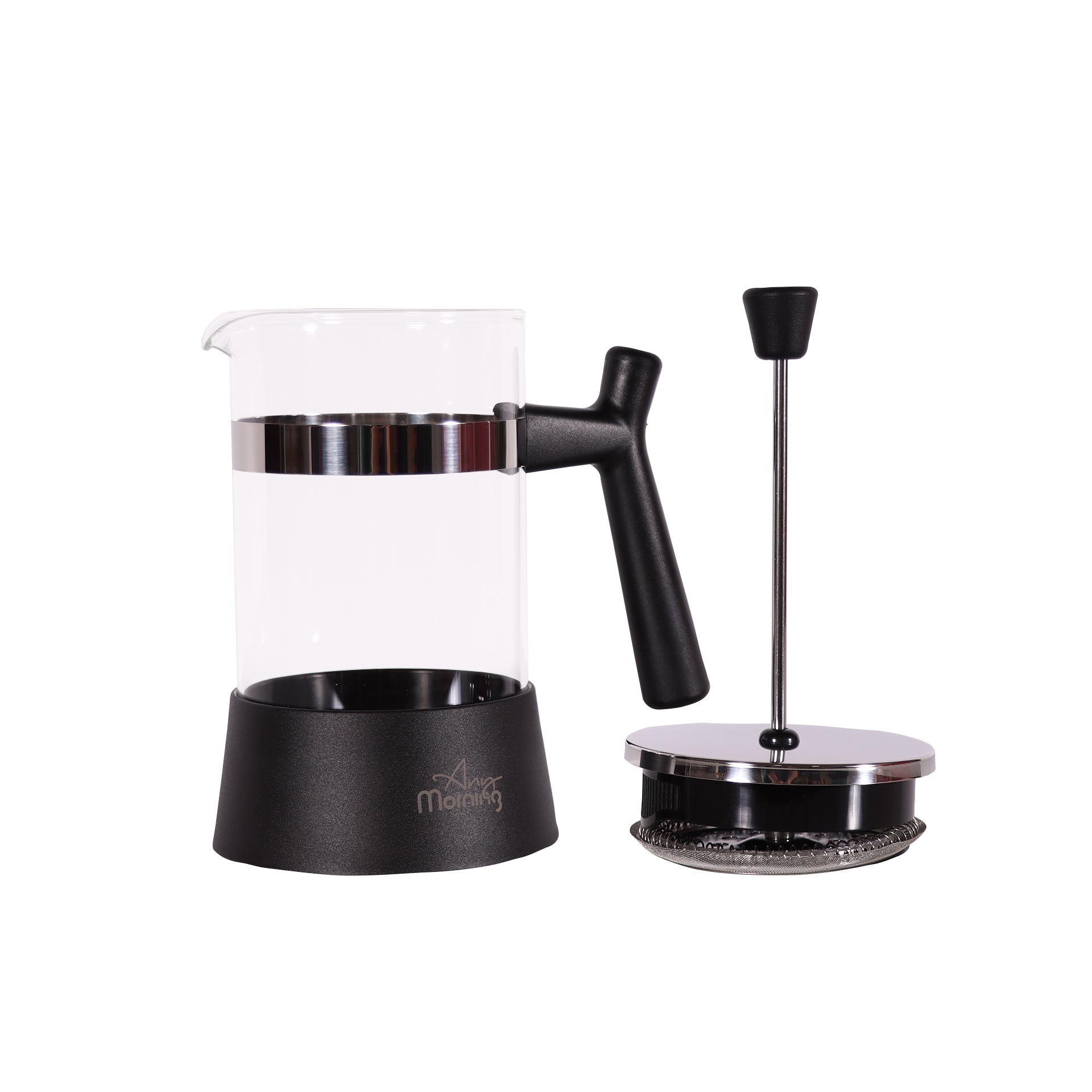 Any Morning 600 ml  French Press, Borosilikat Cam Kahve ve Bitki Çayı Demleme FF084