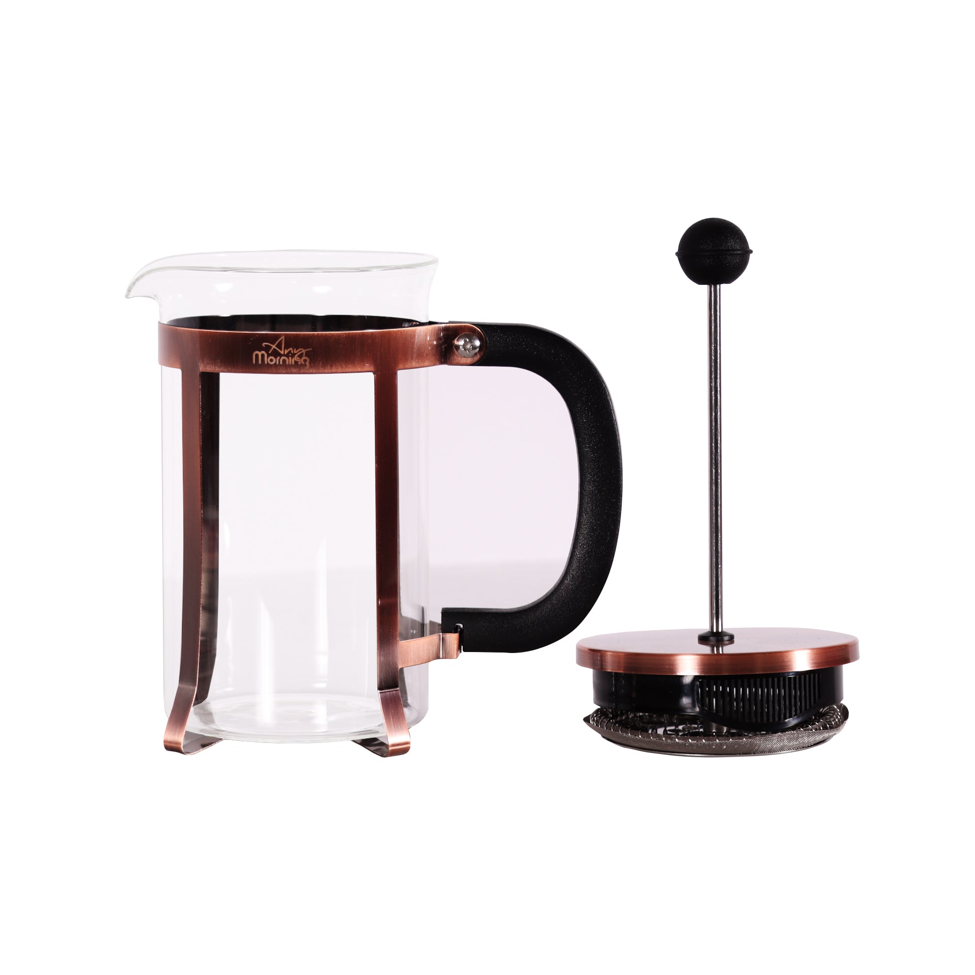 Any Morning 600 ml  French Press, Paslanmaz Çelik Kahve ve Bitki Çayı Demleme FF120