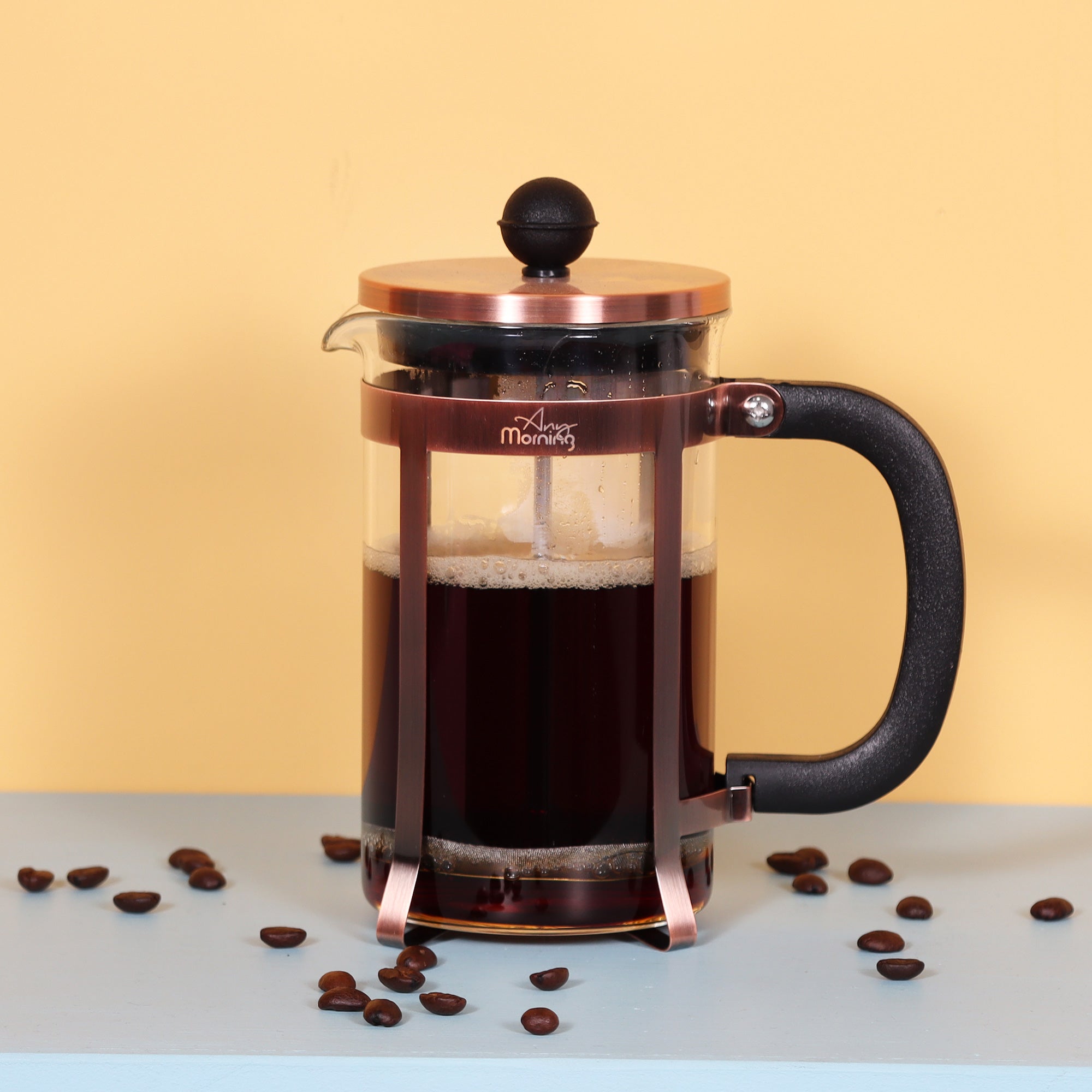 Any Morning 600 ml  French Press, Paslanmaz Çelik Kahve ve Bitki Çayı Demleme FF120