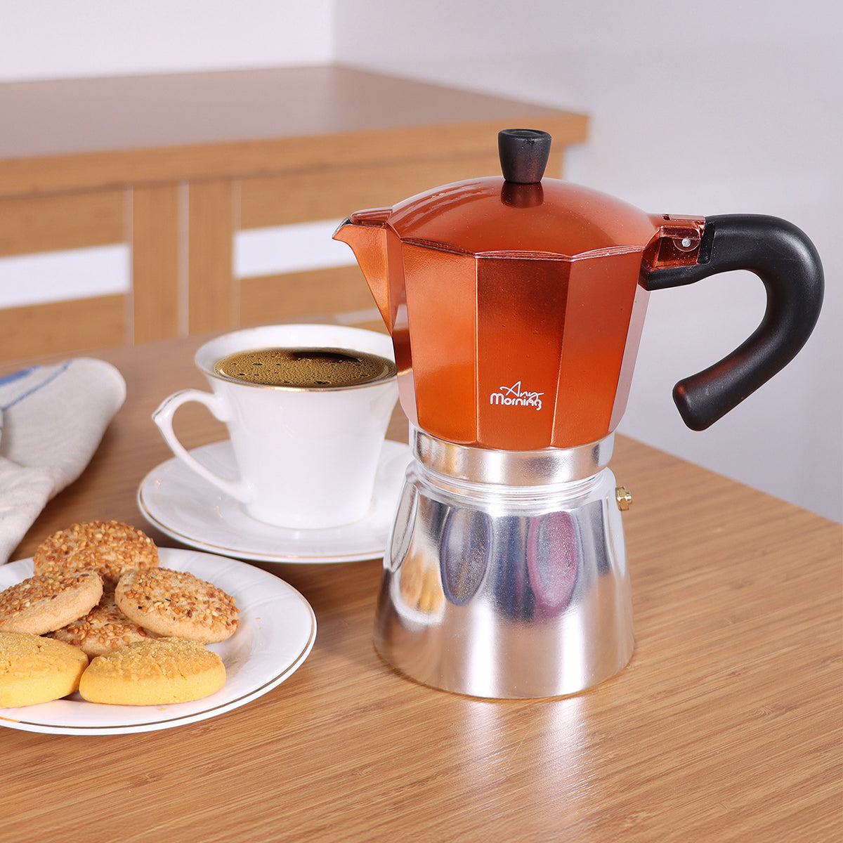 Any Morning 240 ml Alüminyum Moka Pot HES-6