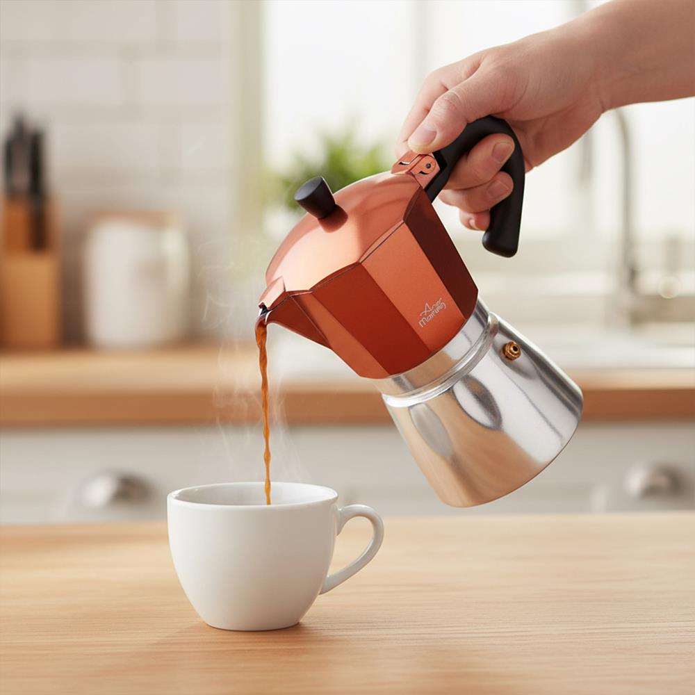Any Morning 240 ml Alüminyum Moka Pot HES-6