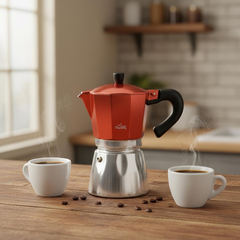 Any Morning 240 ml Alüminyum Moka Pot HES-6