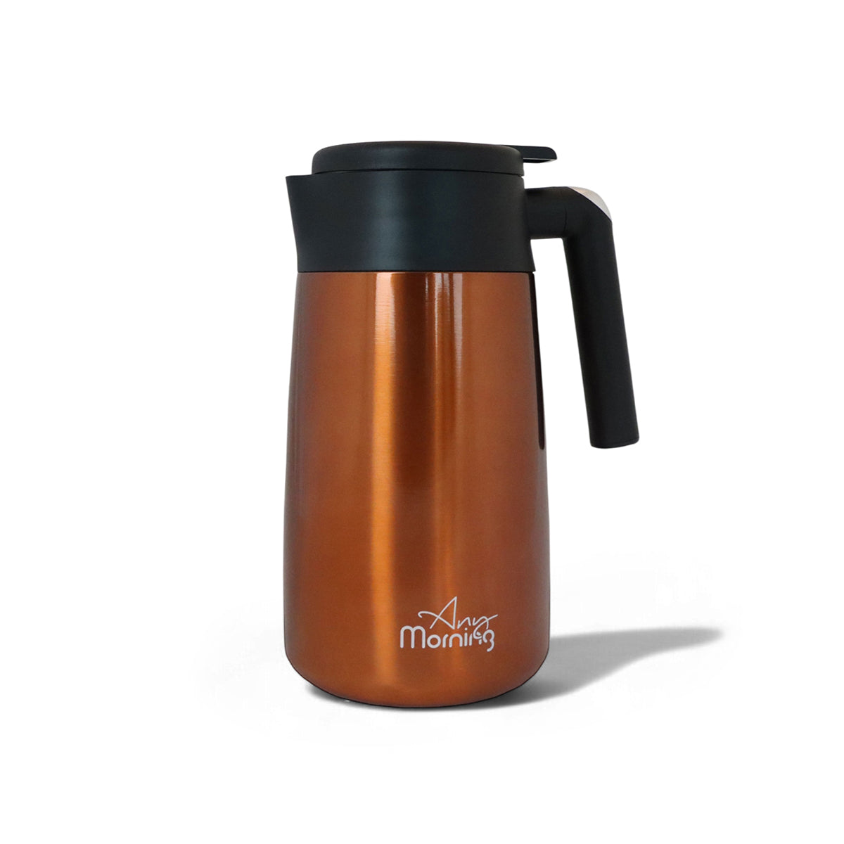 Any Morning 1.2 L Paslanmaz Çelik Termos, Sızdırmaz Kapaklı Geniş Ağızlı Bakır Renkli SI232250