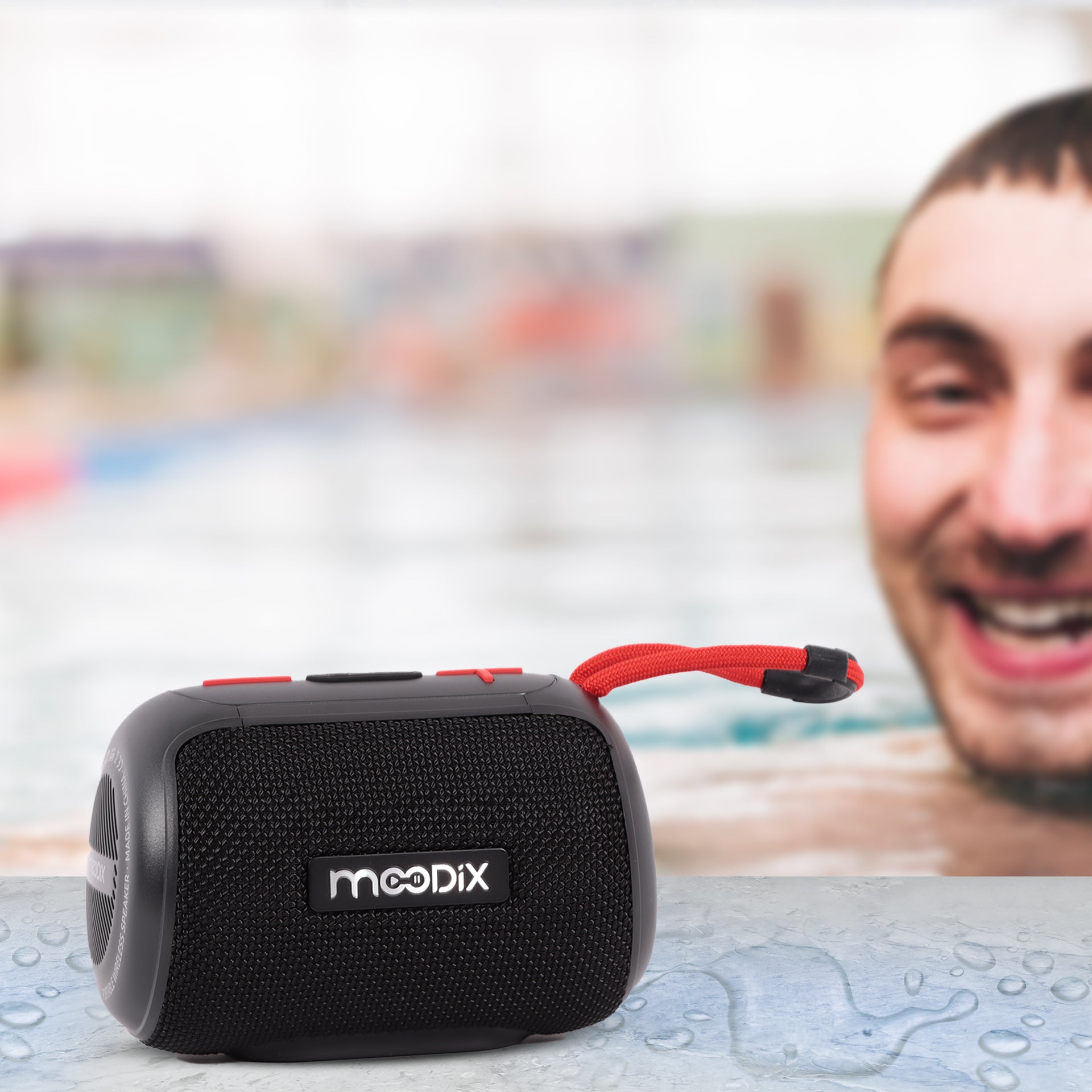 Moodix HO23T10 Bluetooth Hoparlör Siyah 5W IPX6 Suya Dayanıklı