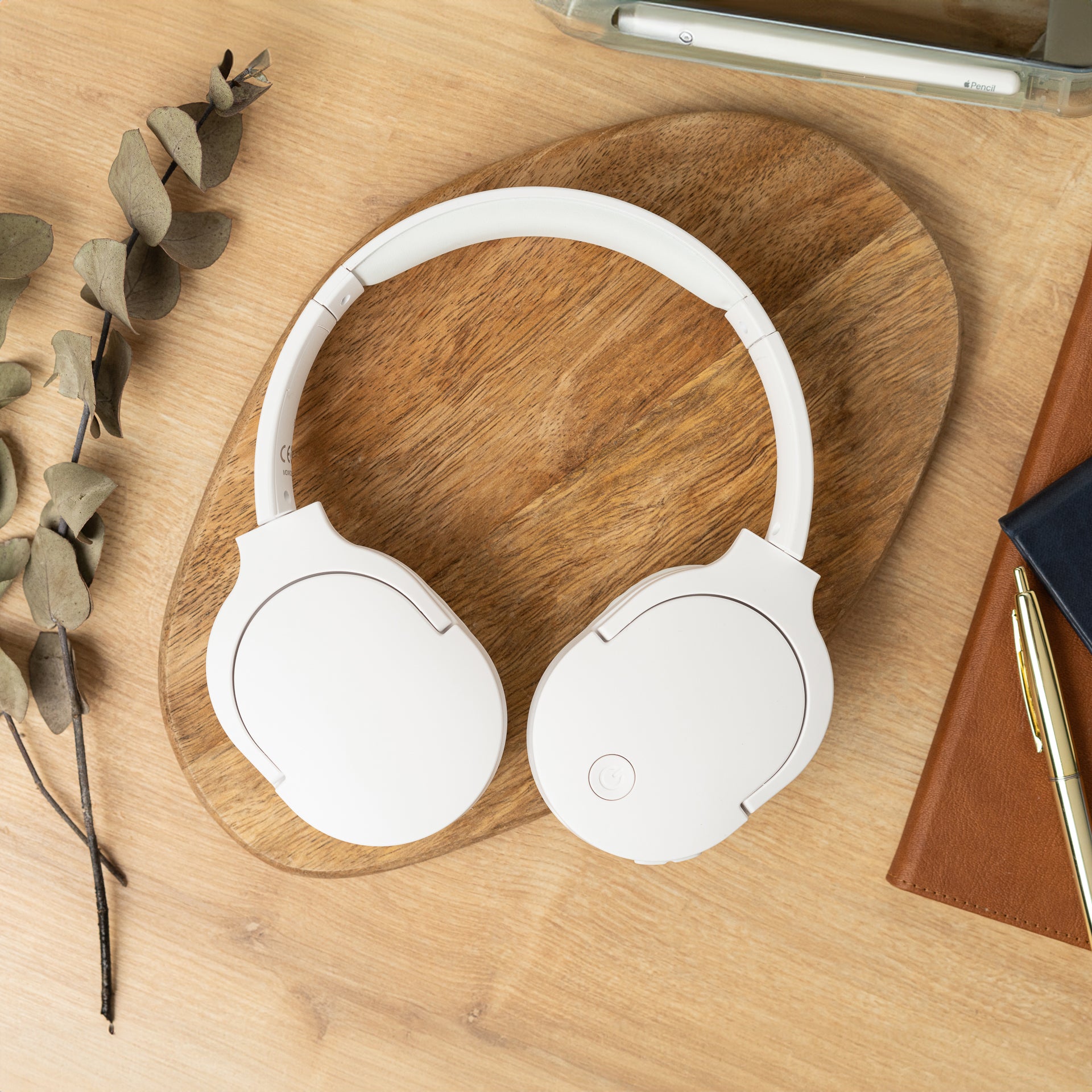 Moodix KO23BT1100W Bluetooth Katlanabilir Kulaküstü Kulaklık Beyaz