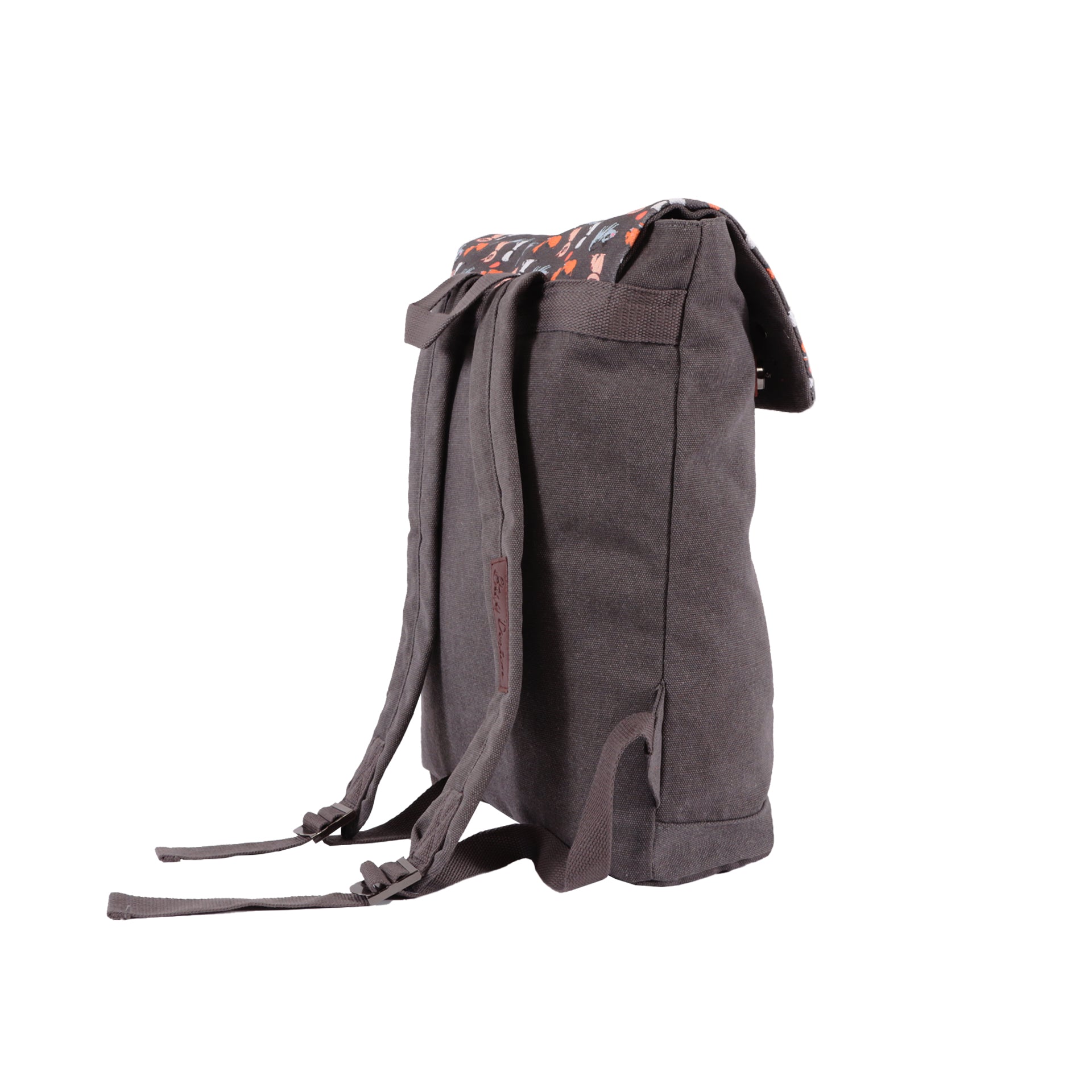 Biggdesign Dogs Vintage Su Geçirmez Kumaşlı 15 inç Laptop Uyumlu Okul Sırt Çantası Gri