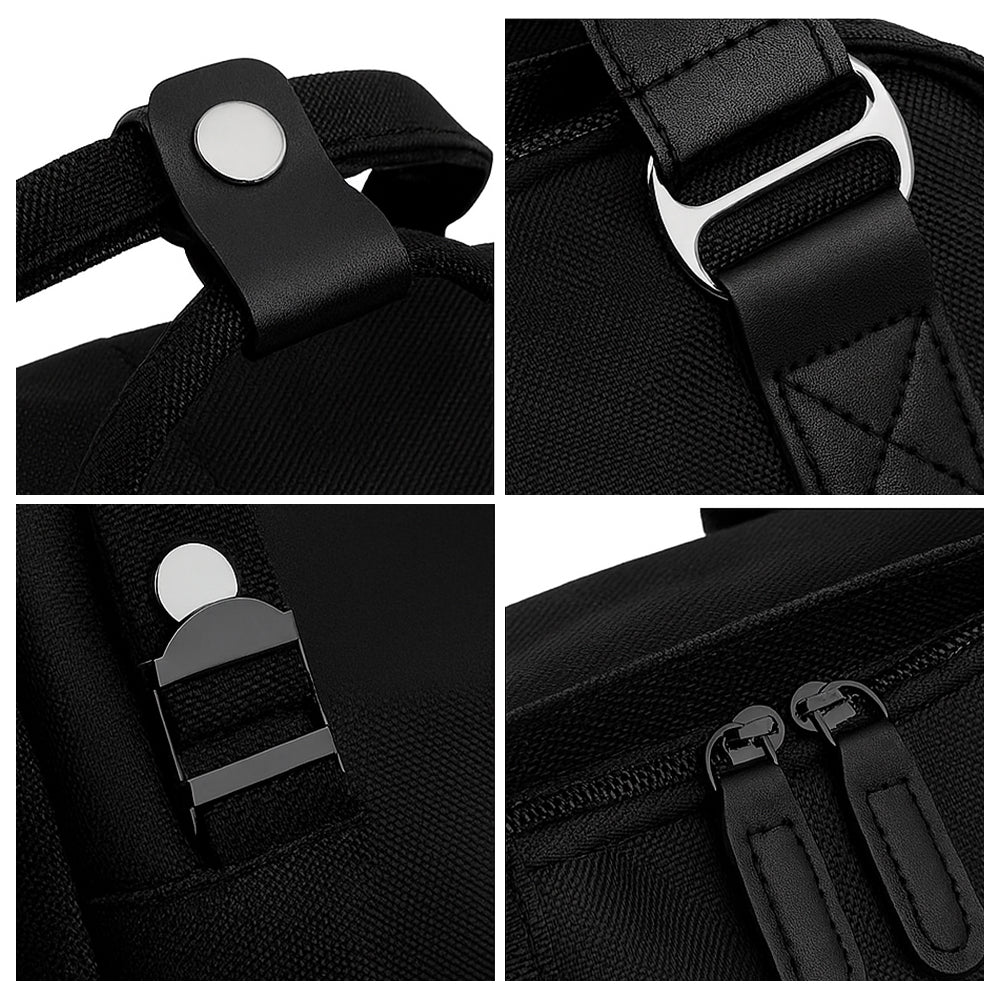 Biggdesign Dogs USB Girişli Suya Dayanıklı 14 inç Laptop Uyumlu Okul Sırt Çantası Siyah