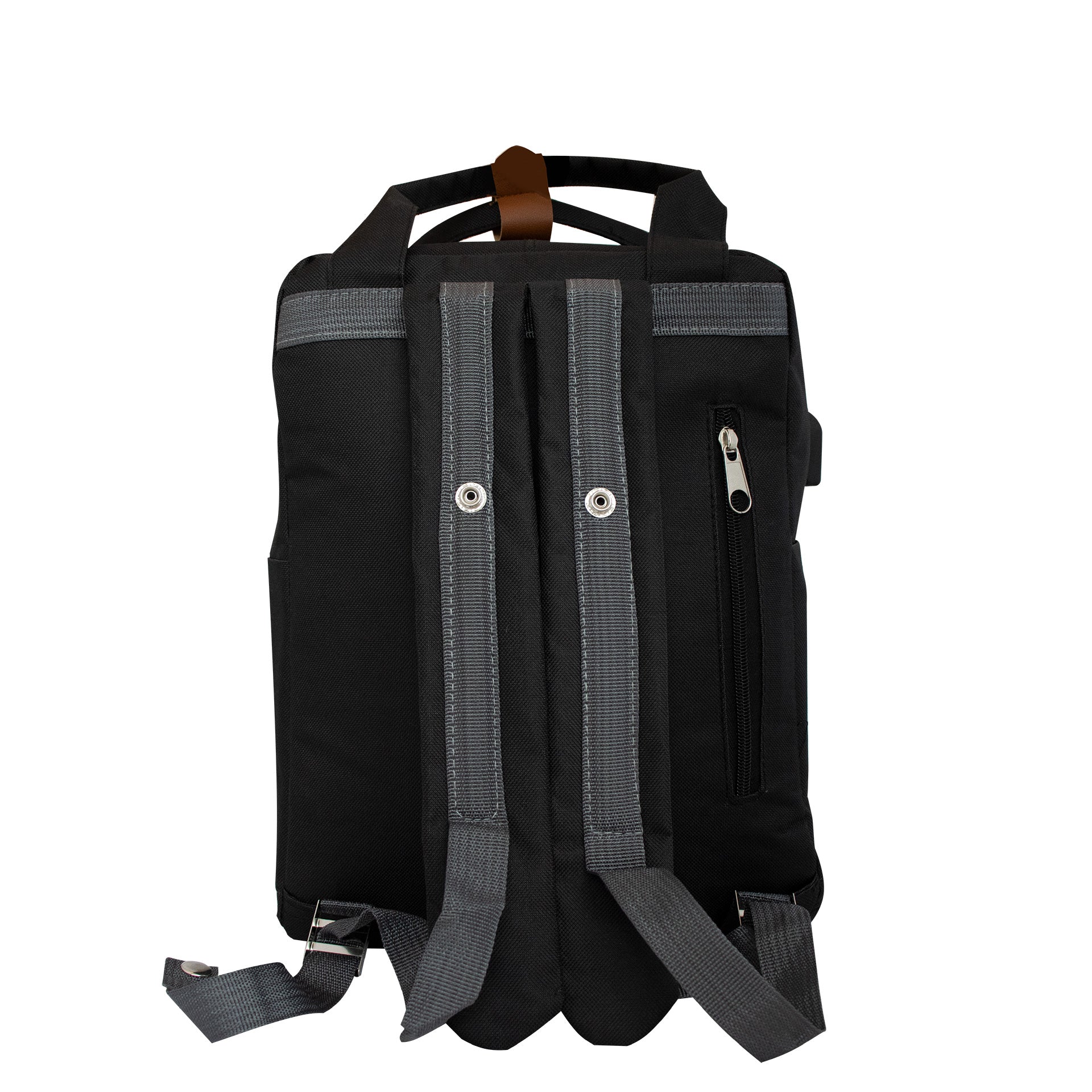 Biggdesign Dogs USB Girişli Suya Dayanıklı 14 inç Laptop Uyumlu Okul Sırt Çantası Siyah