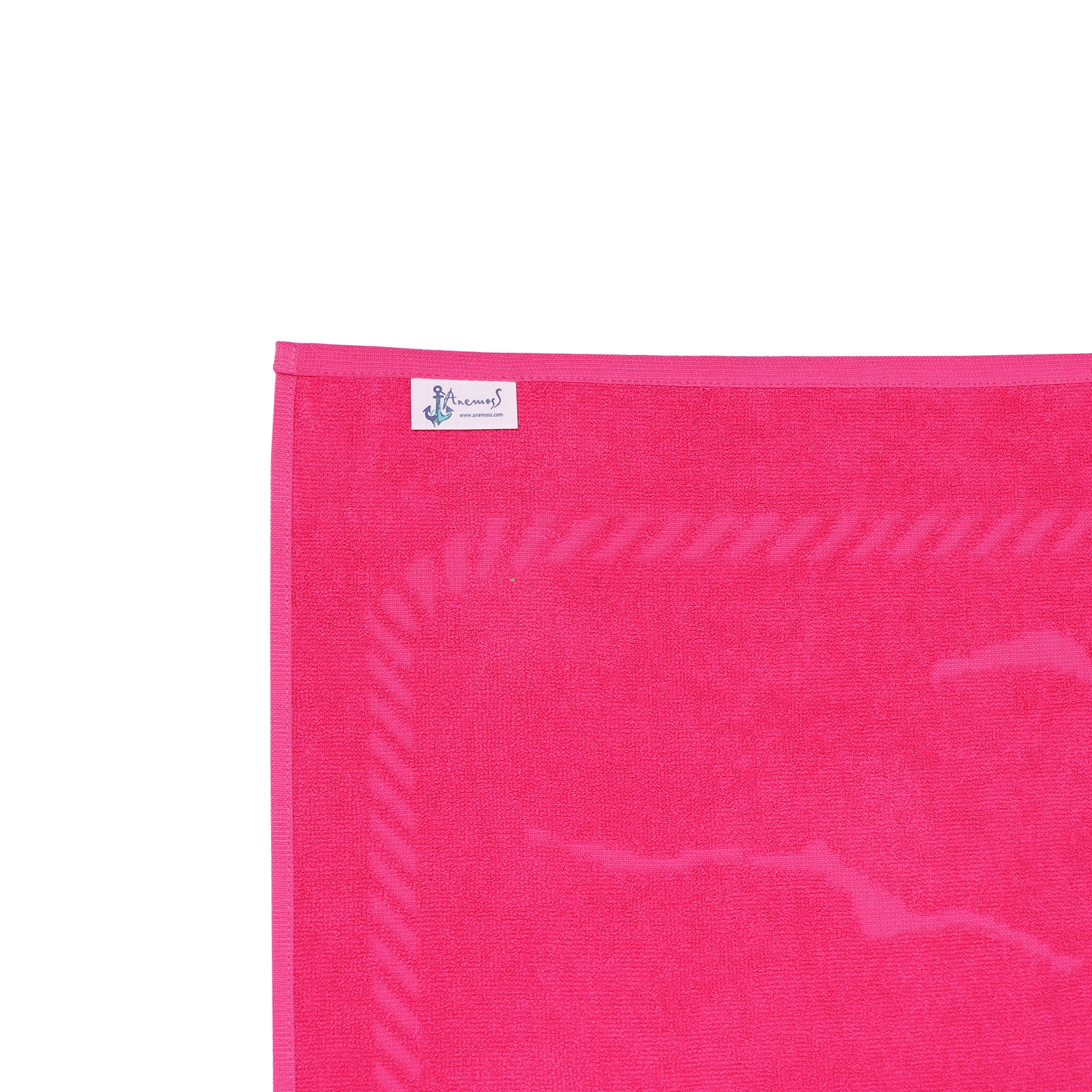 Anemoss Denizci Kız Plaj Havlusu Pembe 140x70 cm