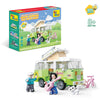 Ogi Mogi Toys Eğitici Bloklar Işıklı Yeşil Karavan 304 Parça Yapı Seti