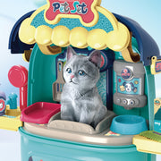 Ogi Mogi Toys Evcil Hayvan Oyun Seti Tekerlekli Çekçekli Sırt Çantası