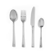 Serenk Paris Çelik Çatal Kaşık Bıçak Takımı 24 Parça, Premium 18/10 Paslanmaz Çelik