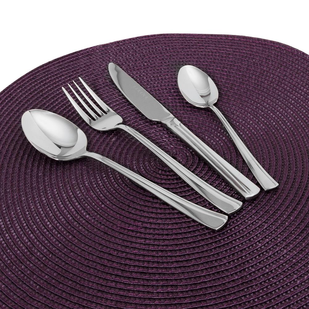 Serenk Paris Çelik Çatal Kaşık Bıçak Takımı 24 Parça, Premium 18/10 Paslanmaz Çelik