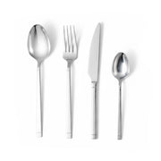 Serenk Barselona Çelik Çatal Kaşık Bıçak Takımı 24 Parça, Premium 18/10 Paslanmaz Çelik