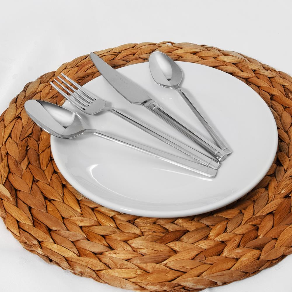 Serenk Barselona Çelik Çatal Kaşık Bıçak Takımı 24 Parça, Premium 18/10 Paslanmaz Çelik