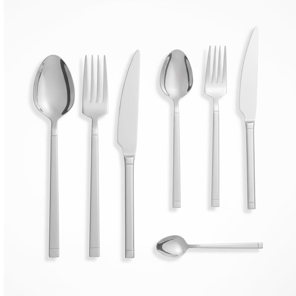 Serenk Barselona Çelik Çatal Kaşık Bıçak Takımı 42 Parça, Premium 18/10 Paslanmaz Çelik