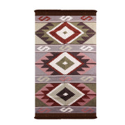 Bigghome Çift Taraflı Kilim, Makinede Yıkanabilir, Modern Desenli, 80*150 cm, SA1583B