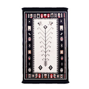 Bigghome Çift Taraflı Kilim, Makinede Yıkanabilir, Modern Desenli, 80*150 cm, SA1534A