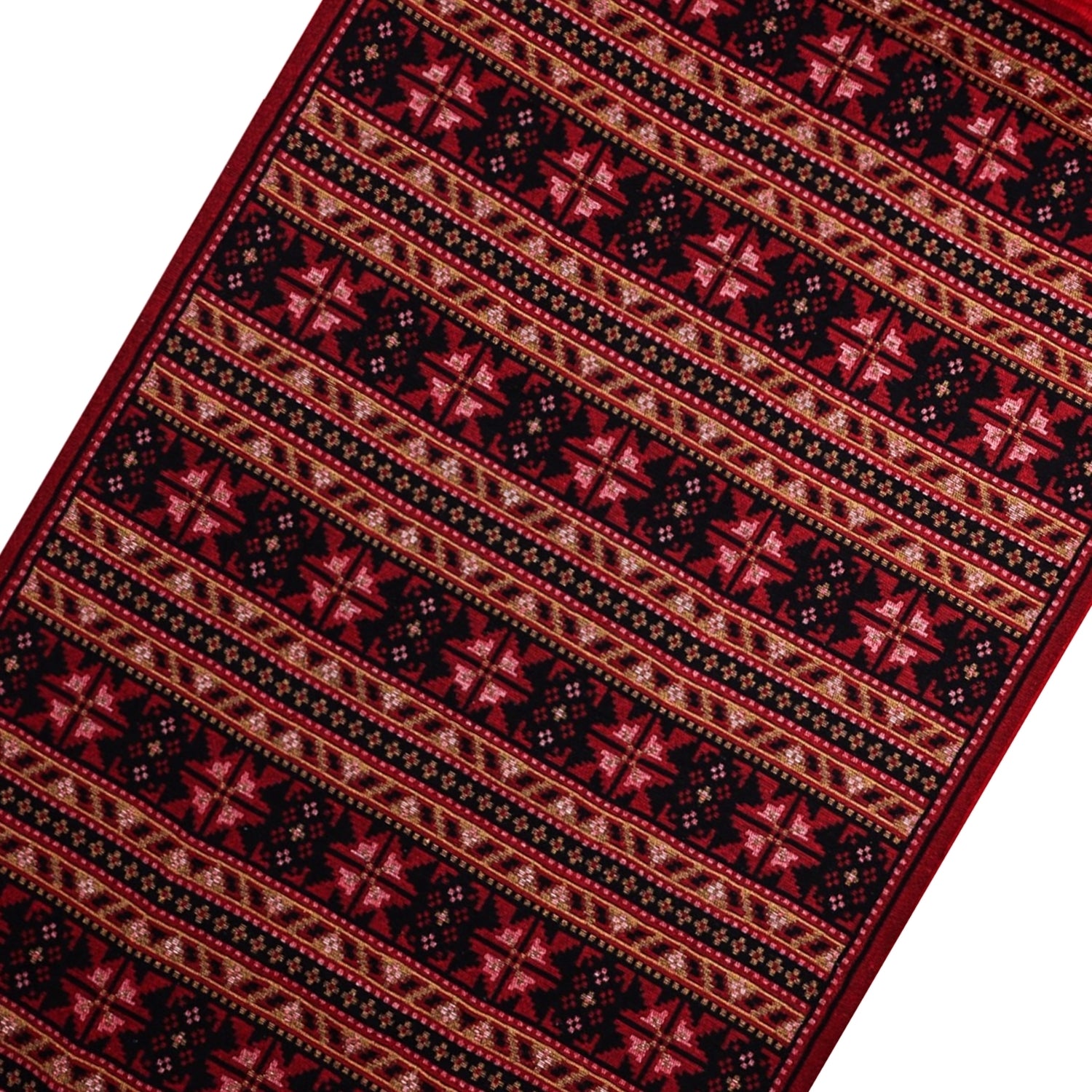 Bigghome Kilim, Makinede Yıkanabilir, Etnik Desenli, 80*150 cm, SA25BA