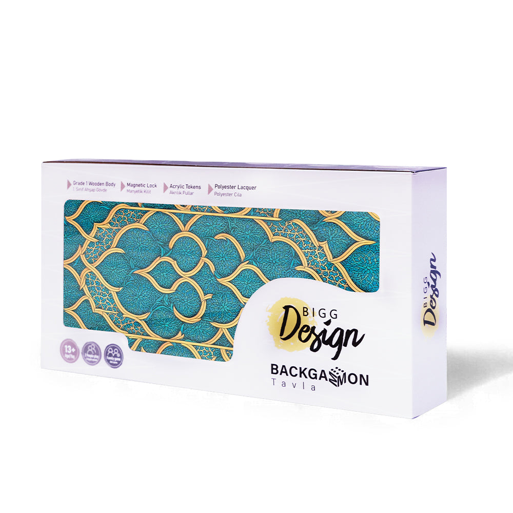 Biggdesign Oriental Tavla, Mıknatıslı MDF Kasa, Çizilmez Zemin, 2 Kat Vernik Cilalı
