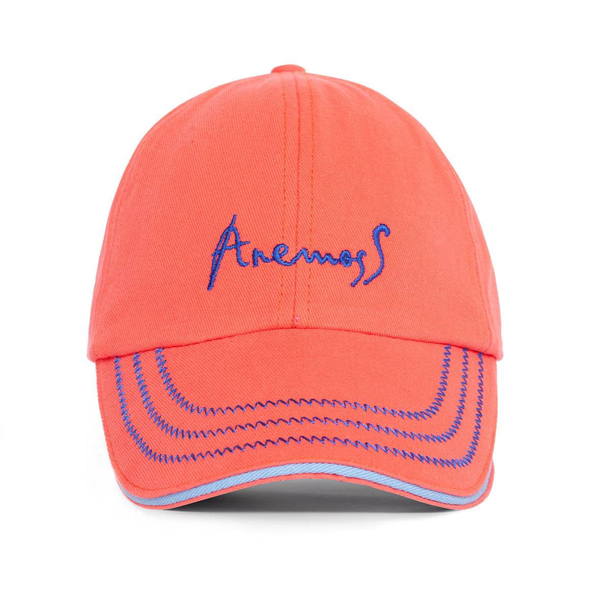 Anemoss Mercan Çapa Nakışlı Yazlık Şapka – Pamuklu, Hafif ve Nefes Alabilir Kumaş