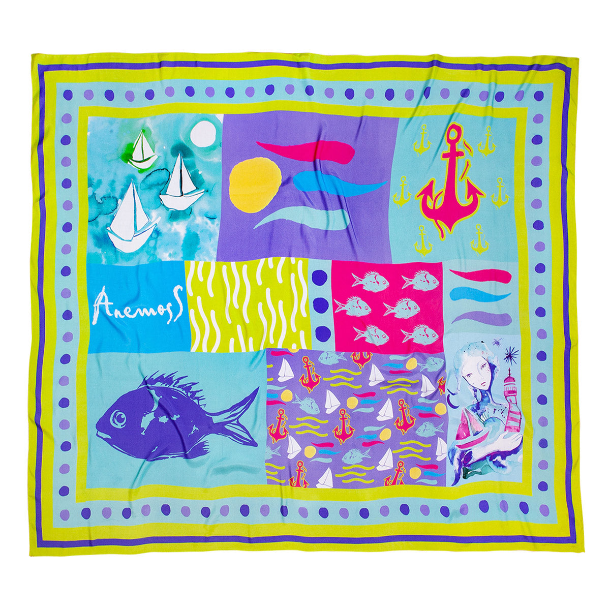 Anemoss Harmoni Viskon Pareo Yeşil 120*140 cm