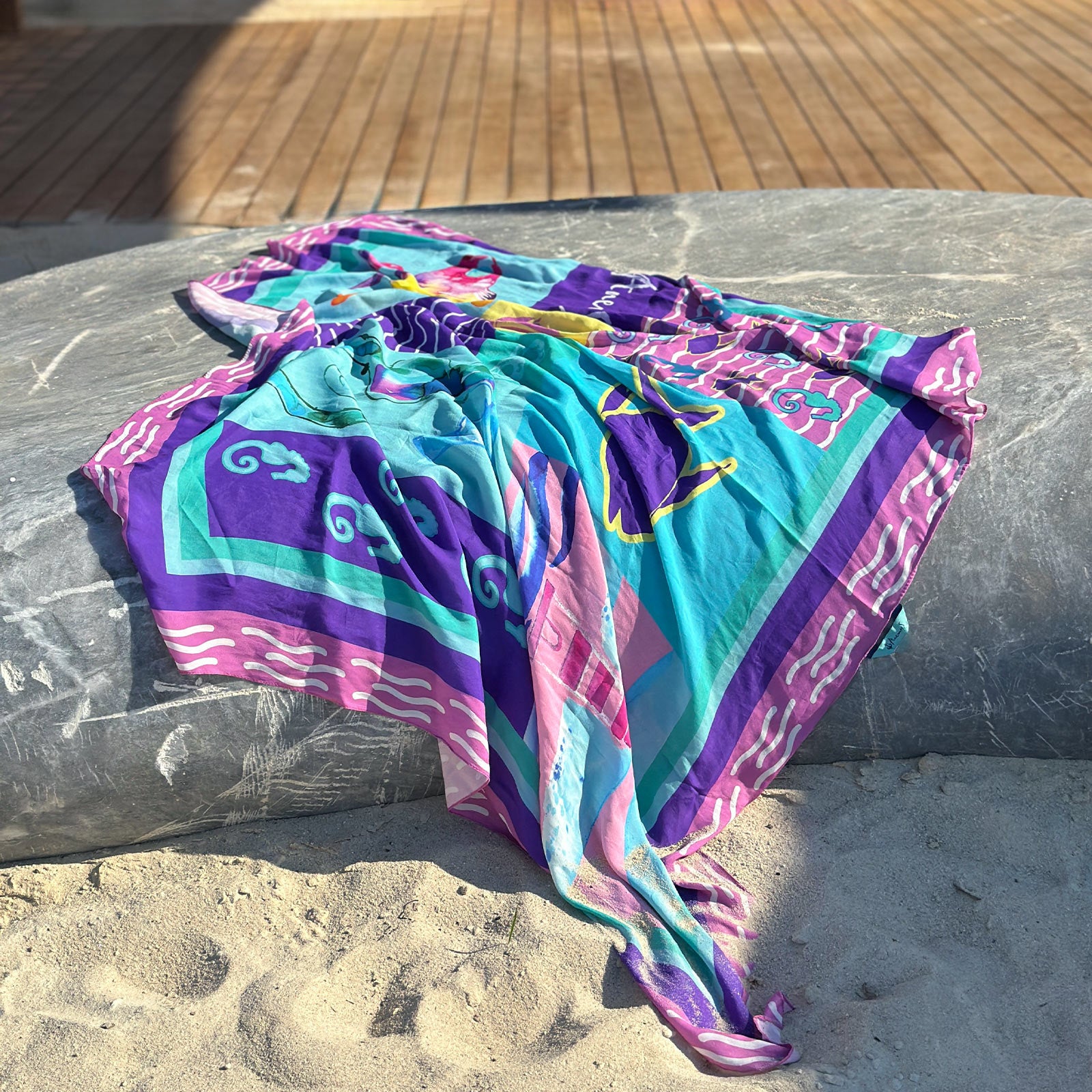 Anemoss Harmoni Viskon Pareo Pembe 120*140 cm