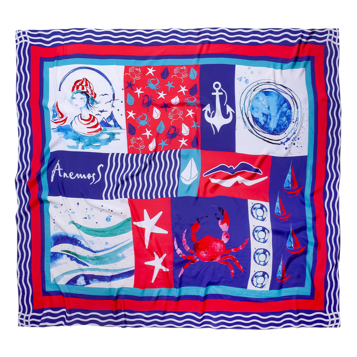 Anemoss Harmoni Viskon Pareo Lacivert 120*140 cm