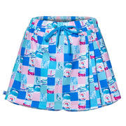 Anemoss Harmoni Kadın Şort Etek – Lastikli Bel, Bağcıklı ve Esnek Kumaşlı Yazlık Skort