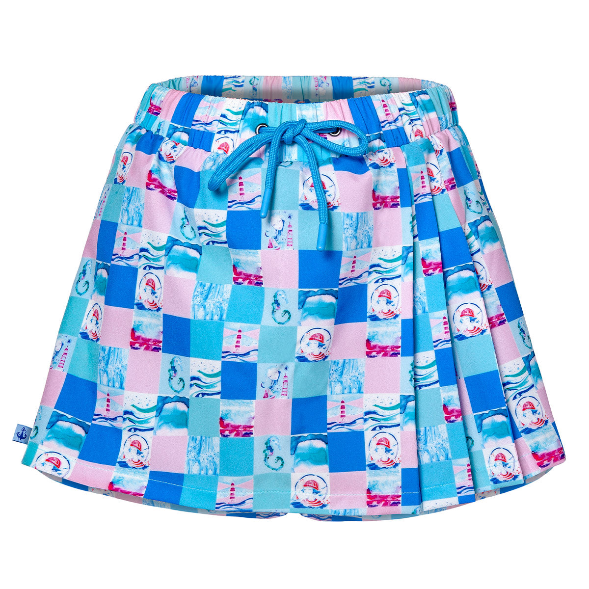 Anemoss Harmoni Kadın Şort Etek – Lastikli Bel, Bağcıklı ve Esnek Kumaşlı Yazlık Skort