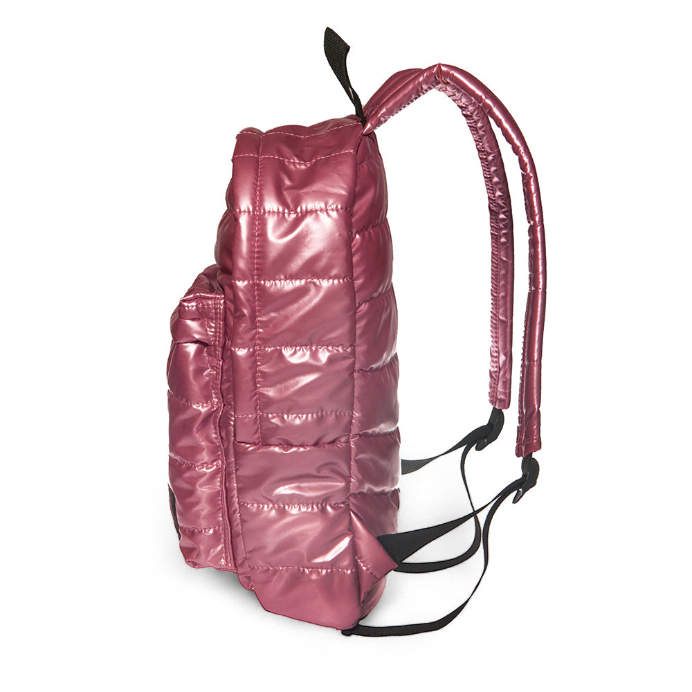 Biggdesign Moods Up Loved  Kapitone Su Geçirmez Kumaşlı Okul ve Laptop Sırt Çantası Pembe