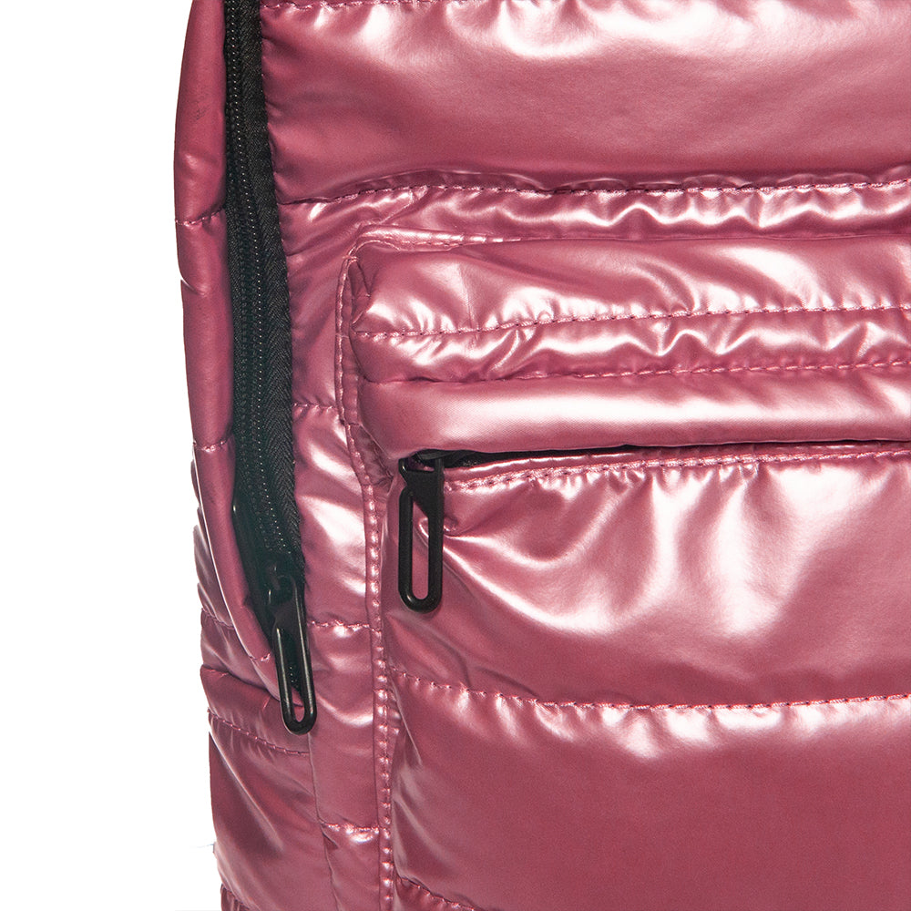 Biggdesign Moods Up Loved  Kapitone Su Geçirmez Kumaşlı Okul ve Laptop Sırt Çantası Pembe