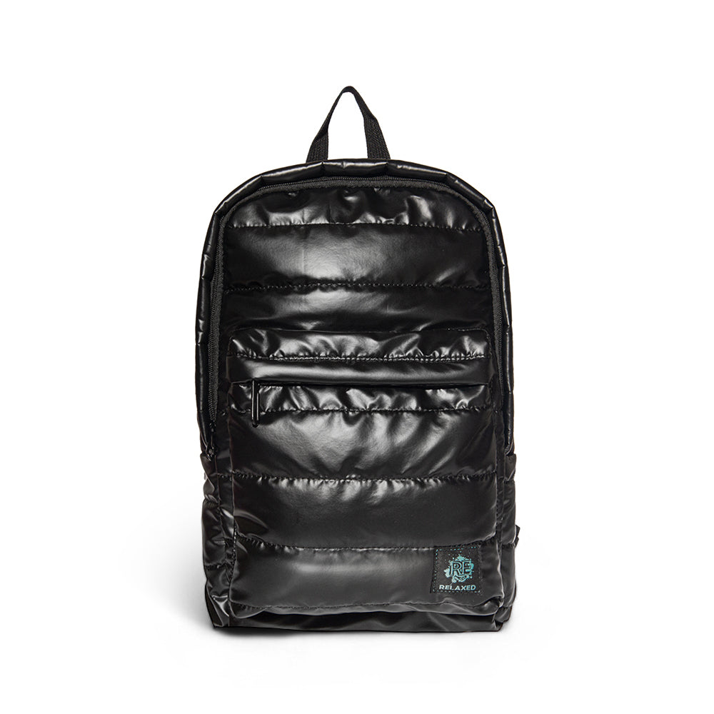 Biggdesign Moods Up Relaxed Kapitone Su Geçirmez Kumaşlı Okul ve Laptop Sırt Çantası Siyah