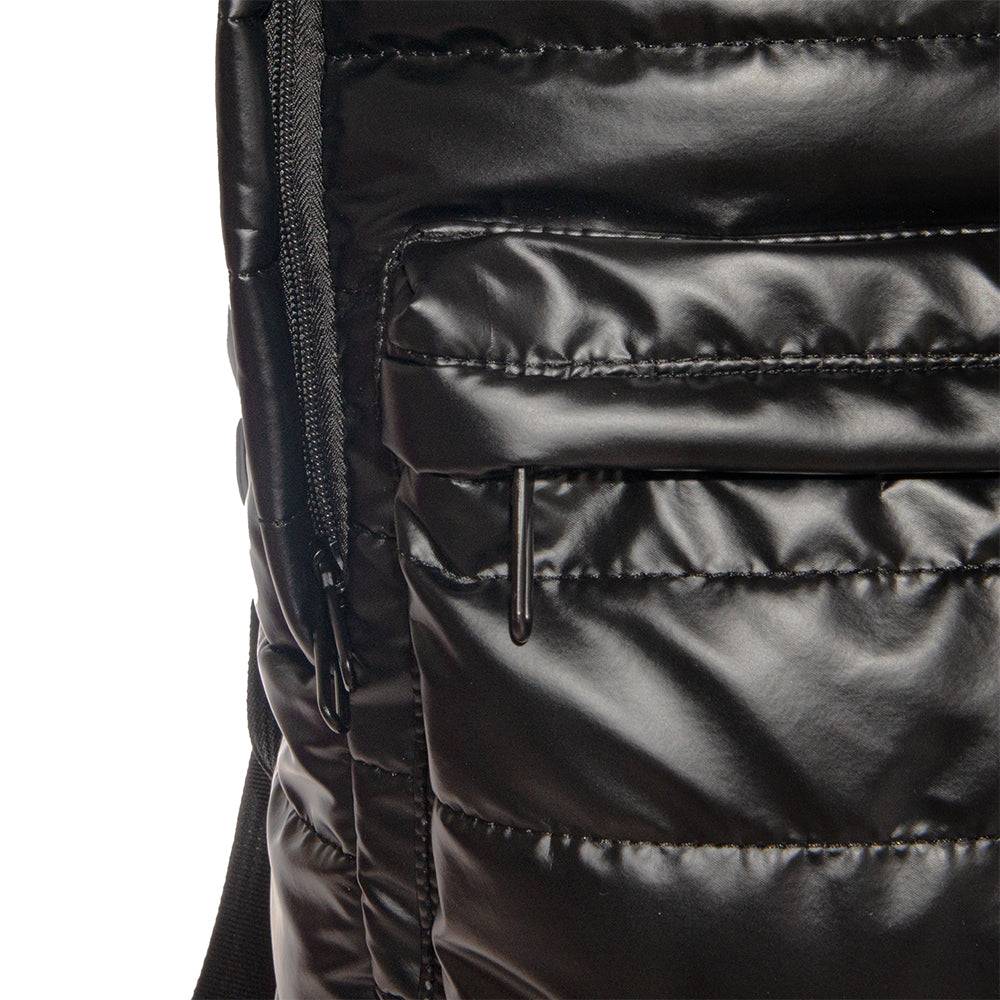 Biggdesign Moods Up Relaxed Kapitone Su Geçirmez Kumaşlı Okul ve Laptop Sırt Çantası Siyah