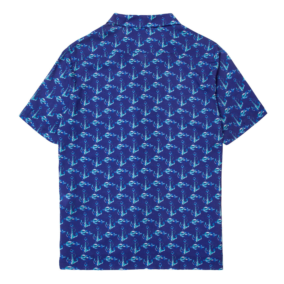 Anemoss Çapa Desenli %100 Viskon Yumuşak Nefes Alabilir Kumaşlı Erkek Gömlek