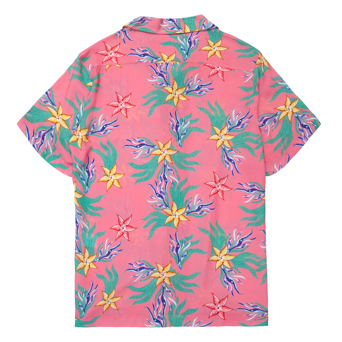 Anemoss Mercan Desenli %100 Viskon Yumuşak Nefes Alabilir Kumaşlı Erkek Gömlek