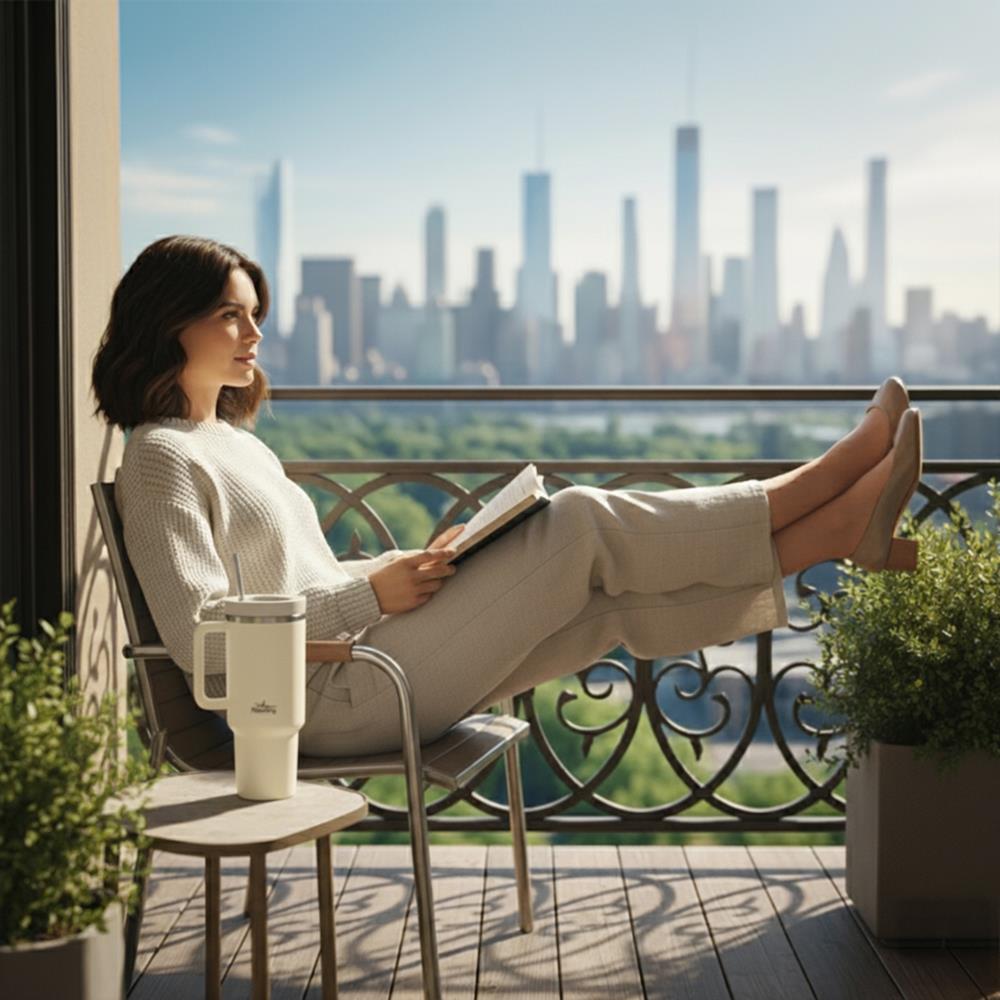 Any Morning Vaha 1200 ml Termos Mug, Paslanmaz Çelik - SI2440217