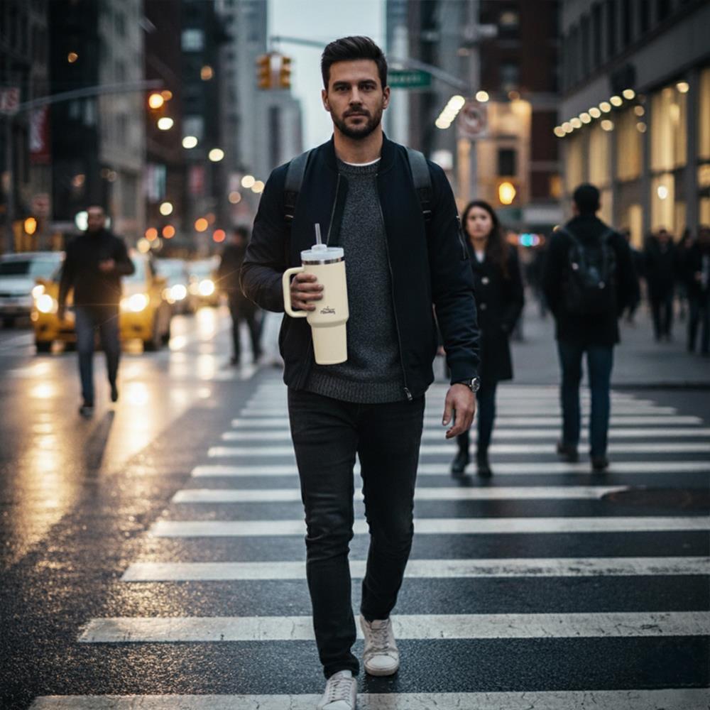 Any Morning Vaha 1200 ml Termos Mug, Paslanmaz Çelik - SI2440217