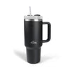 Any Morning Vaha 1200 ml Üç Kademe Çevirmeli Kapaklı Çift Katman Çelik Termos Mug Siyah SI2440217